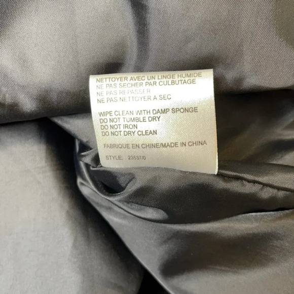 VINTAGE Utex Vinyl Trench Rain Coat Grey Snake Print Waterproof Mobwife Size M - Picture 7 of 9